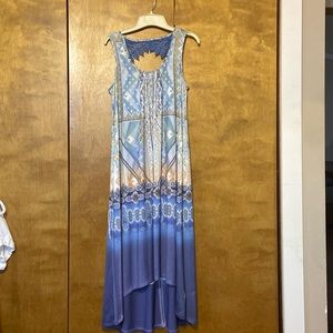 Gorgeous World Unity High Low Maxi Dress.  Medium